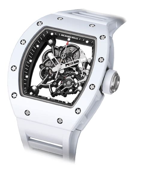 richard mille rm 055 bubba watson white|richard mille 055 price.